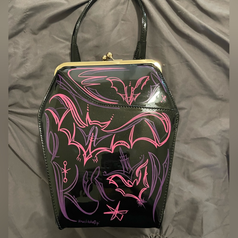 Tatayana Coffin Vinyl Purse
